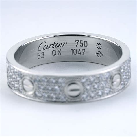 cartier love wedding band dupe|love wedding band diamond paved.